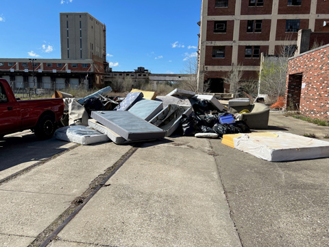 Moving Pillsbury Forward utilized the Pillsbury property as a staging area for activities.